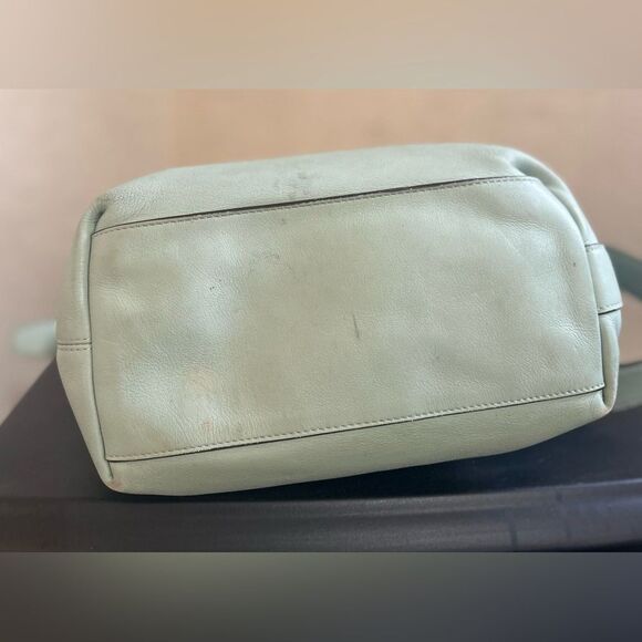 Coach Green Shoulder Bag Spacious Hobo North-South Style Soft Leather - Picture 7 of 13